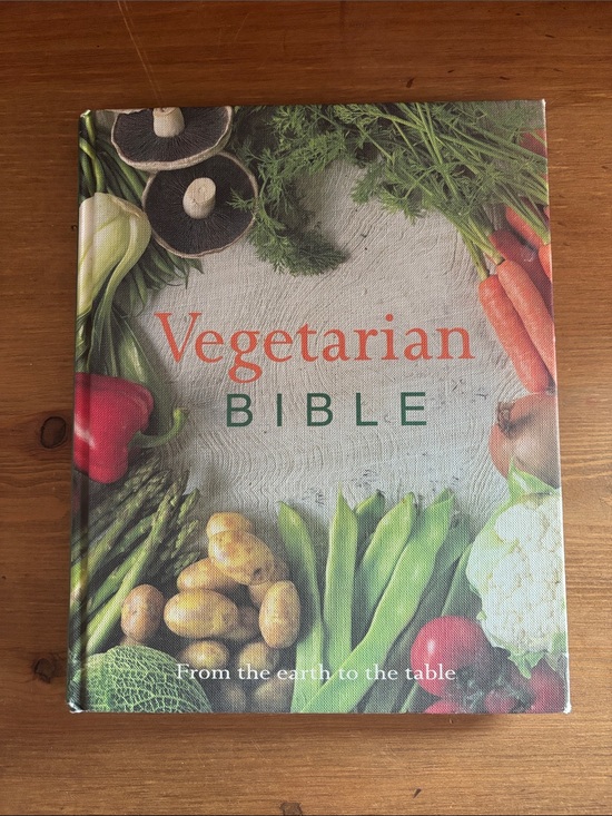 Other - Vegetarian Bible Cookbook - Colorful Vegetable Cover